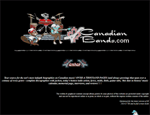 Tablet Screenshot of canadianbands.com